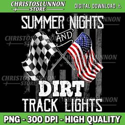 summer nights dirt track lights racing motocross png, motocross png, for sublimation, dirt track, sublimation designs