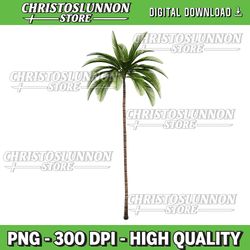 cool beach summer vacation tropical palm tree png, palm trees png, instant digital download, vacation, summer png