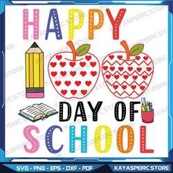 happy 100th day of school teacher svg, 100 days svg, 100th day of school  svg, school svg, digital download