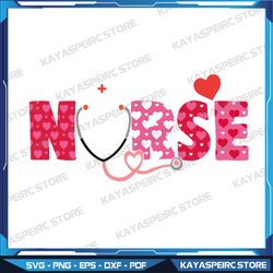 nurse valentines day svg, valentine er icu nicu nurses women svg, stethoscope valentines svg, nurse medical doctor