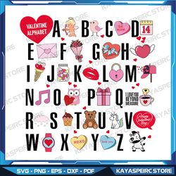 funny valentine alphabet pre-k kindergarten teacher student svg, valentine teacher svg, valentine alphabet svg, teacher