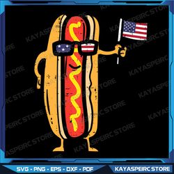 hotdog sunglasses png, american flag usa funny 4th of july fourth png, usa patriotic proud americans hot dog lover png