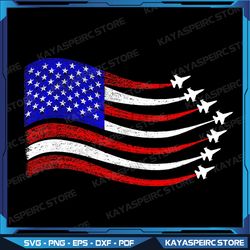 american patriotic fighter jets usa flag waving 4th of july png, air force flyover png, 4th of july png, red white blue