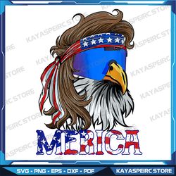 eagle mullet sunglasses merica 4th of july usa american flag png, merica mullet eagle png, vintage eagle 4th of july png