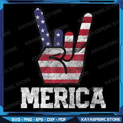 merica rock sign 4th of july png, vintage american flag retro usa png, retro 4th of july png, retro usa png, usa flag