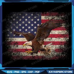 bald eagle 4th of july christmas gift american flag country png, merican eagle clipart, 4th of july digital print