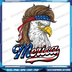 merica - patriotic usa eagle of freedom - 4th of july png, merica mullet eagle png, american eagle png, vintage eagle