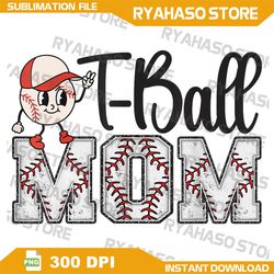 tee ball mom png, leopard funny tball mom mother's day png, tee ball sublimation designs download, sport mama life