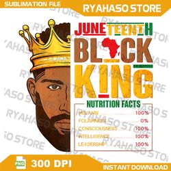 juneteenth black king nutritional facts pride african png, black history png, africa png, black power png, african png,