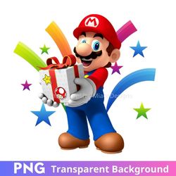 super mario birthday party png clipart image transparent