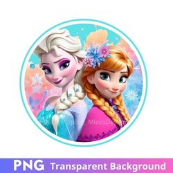 frozen circle png image thank you label sticker