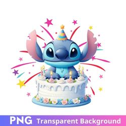 stitch birthday party clipart transparent image png