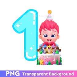 bebefinn baby 1st birthday party png image one