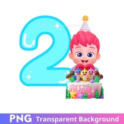 bebefinn baby 2nd birthday party png image two