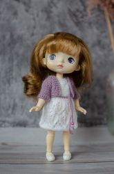 knitted dress and jacket for xiaomi monst doll