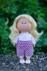 knitted jumpsuit for mia nines d'onil doll