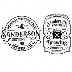 Sanderson Sisters Brewing Co PNG, Halloween Witch PNG