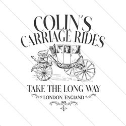 colins carriage rides take the long way svg file digital
