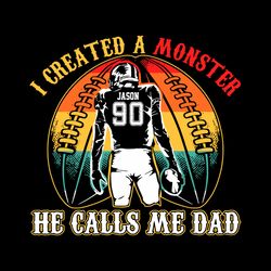 i created a monster calls me dad svg file digital