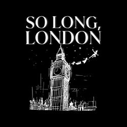 retro so long london taylor song svg file digital