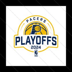 indiana pacers 2024 nba playoffs svg file