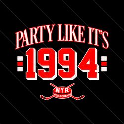 new york hockey party like its 1994 world champs svg file digital