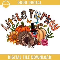 little turkey png, thanksgiving western cute turkey png sublimation design,thanksgiving turkey png,western thanksgiving
