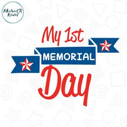 my first memorial day svg