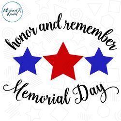 honor and remember memorial day