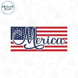 merica 4th of july usa flag svg