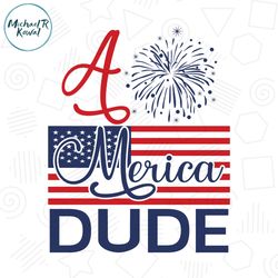 a merica dude american flag memorial day svg