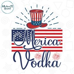 merica vodka uncle sam hat memorial day svg