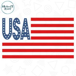 usa memorial day american flag svg