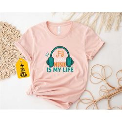 Music Is My Life Shirt Music Shirt Music Lover Shirt Funny