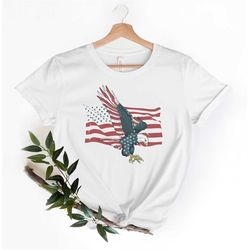 American Flag With Eagle Shirt Gift For America Day 4Th Of