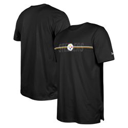 mens pittsburgh steelers  new era black 2023 nfl training camp t-shirt