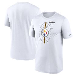 mens pittsburgh steelers  nike white legend icon performance t-shirt