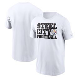 mens pittsburgh steelers  nike white local essential t-shirt