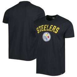 mens pittsburgh steelers 47 black all arch franklin t-shirt