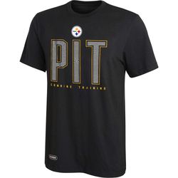 mens pittsburgh steelers black record setter t-shirt