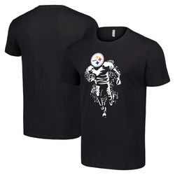 mens pittsburgh steelers starter black logo graphic t-shirt