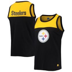 mens pittsburgh steelers starter blackgold team touchdown fashion tank top