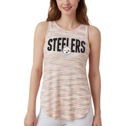 womens pittsburgh steelers  concepts sport sunray multicolor tri-blend tank top