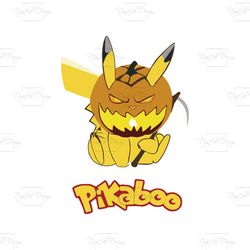 pikaboo svg, halloween svg, pikachu svg, pumkin svg, halloween pumkin svg, pikachu pumkin svg, pikachu clipart svg, deat