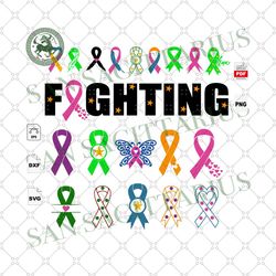 fighting, cancer survivor, cancer survivor svg, ribbon svg, pink ribbon svg, ribbon vector, ribbon clipart, cancer survi