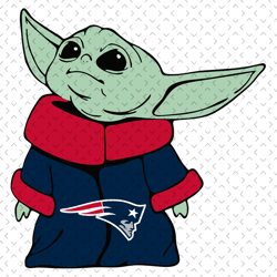 New England Patriots NFL Baby Yoda Svg, Nfl svg, Football svg file, Football logo,Nfl fabric, Nfl football
