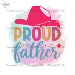 proud father hat watercolor sublimation png,fathers day svg, independence day svg, 4th of july svg, memorial day svg, pa