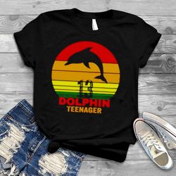 13 Dolphin teenager vintage shirt