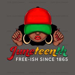 juneteenth free ish since 1865 sublimation png