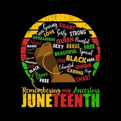 remembering my ancestors juneteenth png